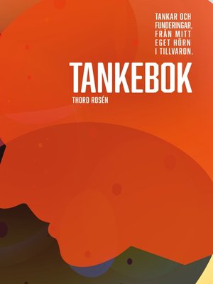 cover image of Tankebok